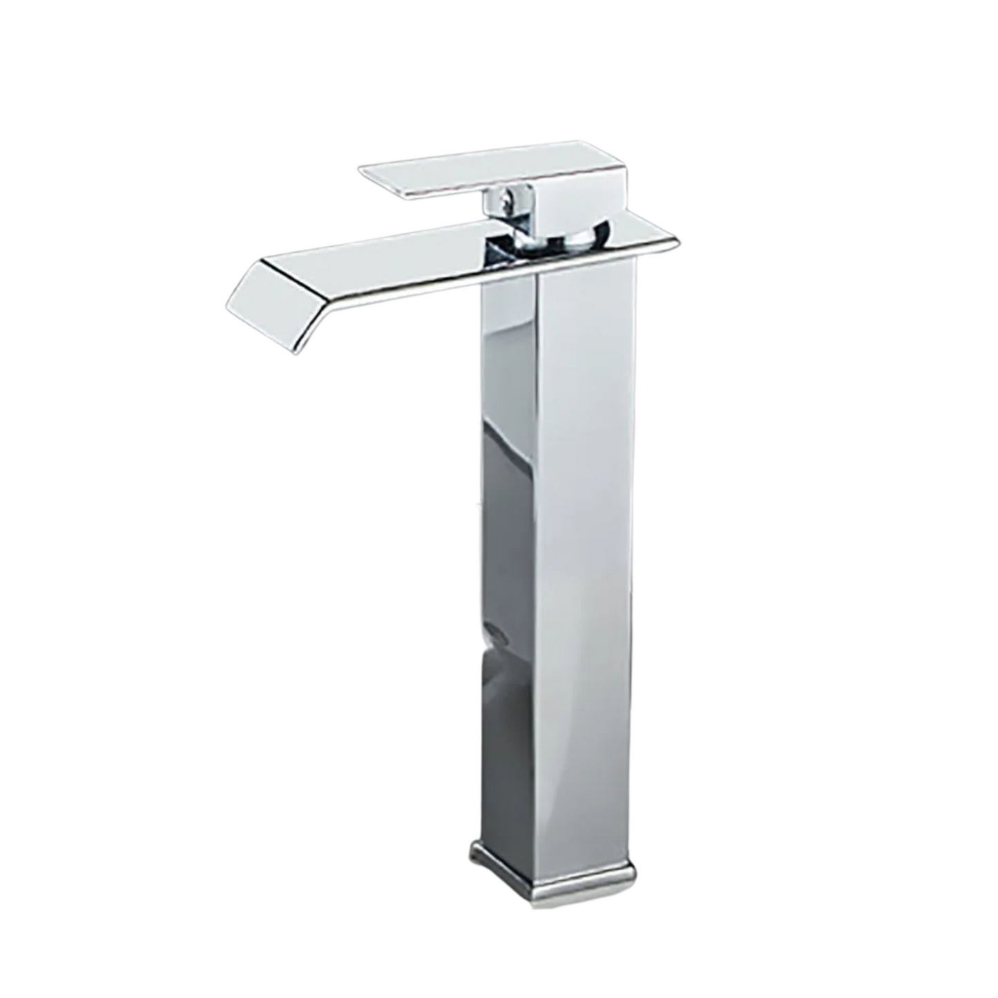 Torneira Misturador Monocomando Luxo Estilo Cascata para Banheiro - Cromada