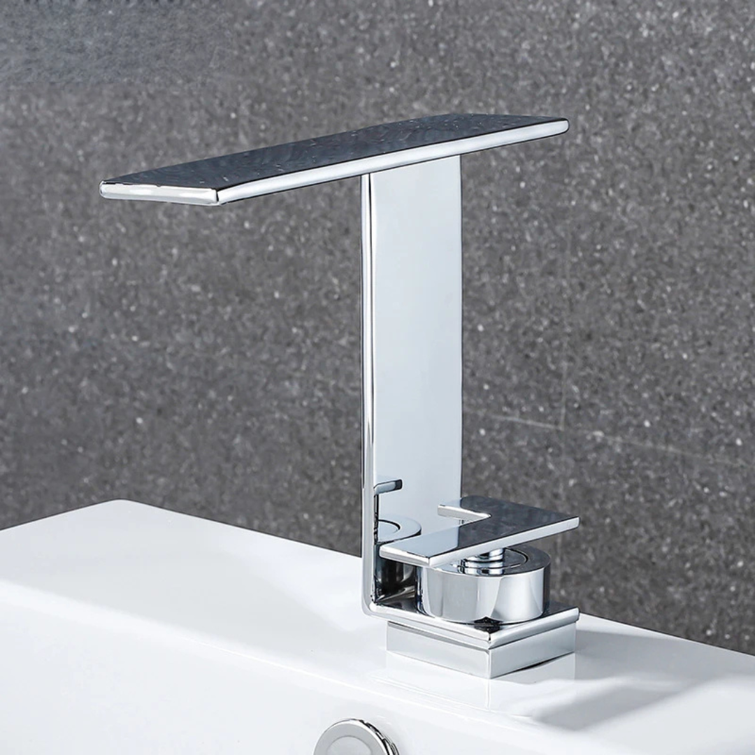 Torneira Misturador Monocomando de Cerâmica Para Banheiro com Acabamento Luxuoso