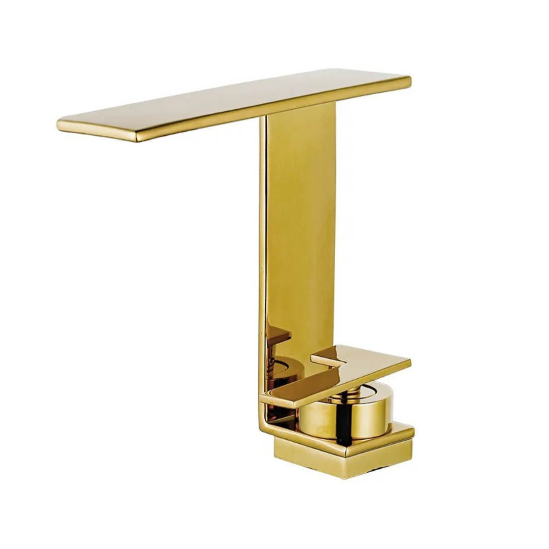 Torneira Misturador Monocomando de Cerâmica Para Banheiro com Acabamento Luxuoso