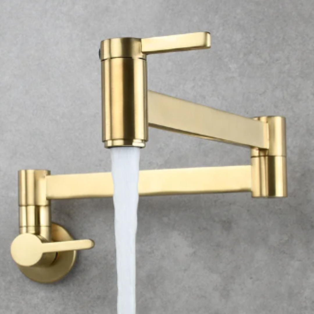 Torneira de Cozinha Dobrável de Parede para Água Fria