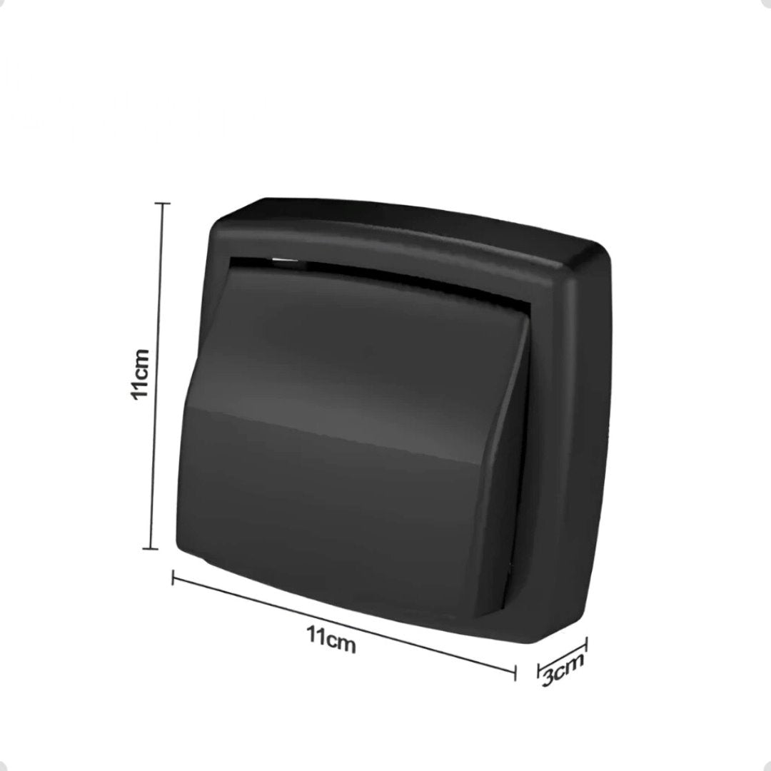 Acabamento Preto Fosco para Válvula de Descarga Hydra Acessórios Banheiro027 Vitrine das Torneiras