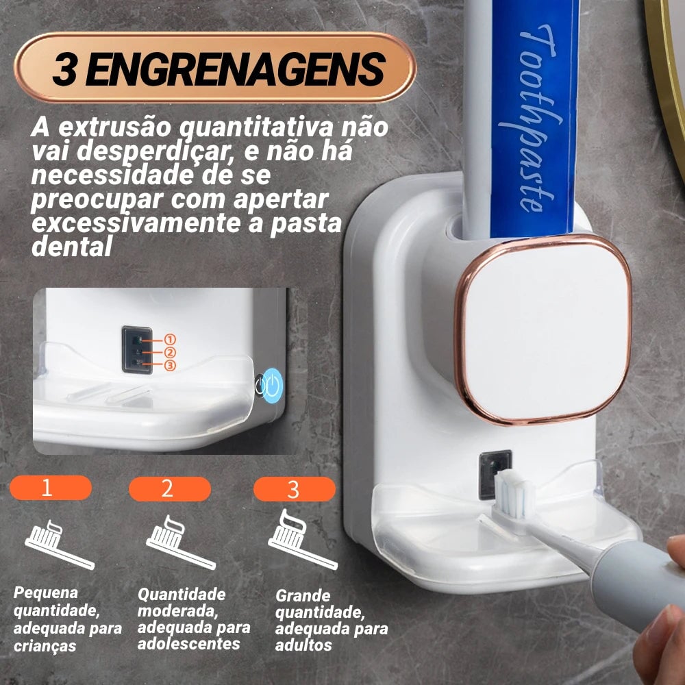 Dispensador Automático de Pasta de Dentes Inteligente - Vitrine das Torneiras Acessório006 Vitrine das Torneiras