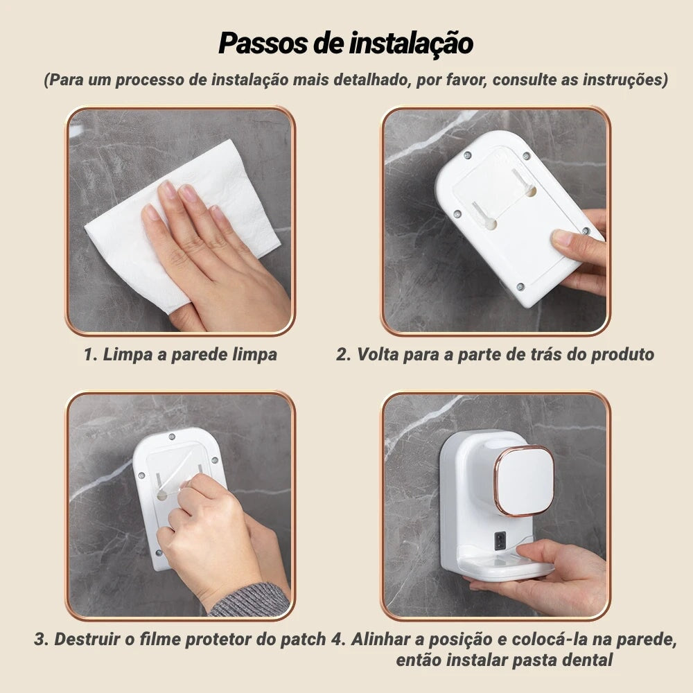Dispensador Automático de Pasta de Dentes Inteligente - Vitrine das Torneiras Acessório006 Vitrine das Torneiras