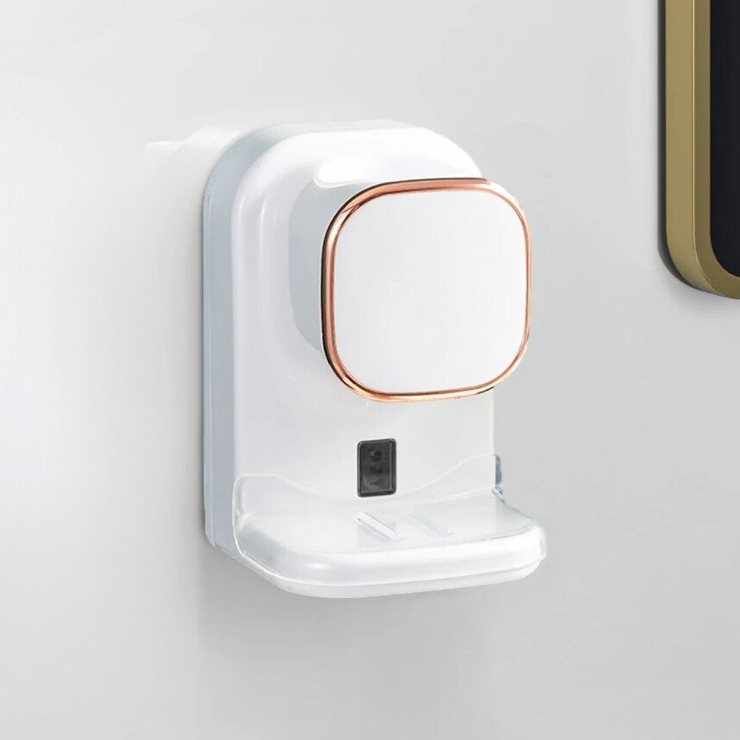 Dispensador Dental Automático com Sensor de Indução Infravermelho e Porta-Escovas UV Acessório006 Vitrine das Torneiras 1 unidade Branco