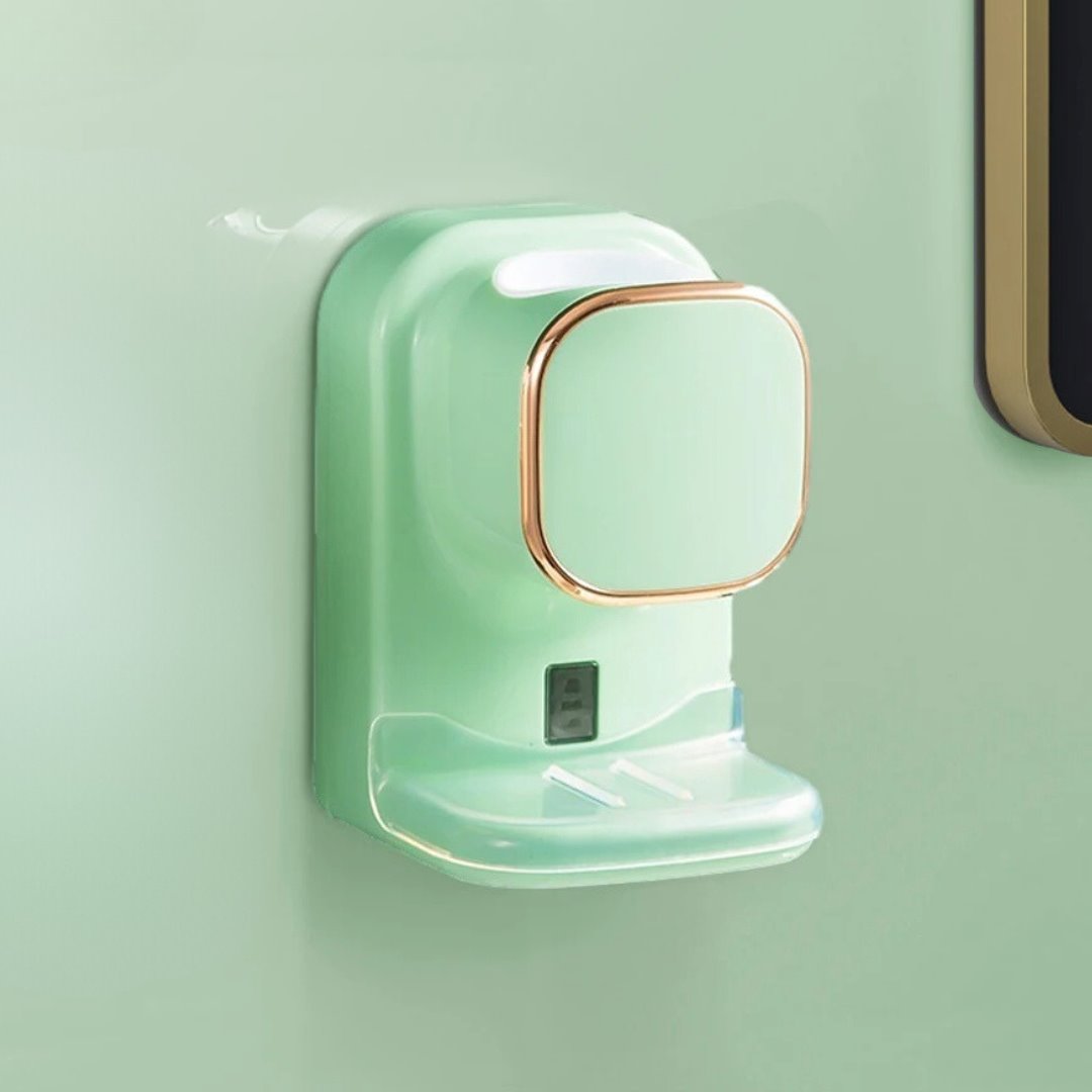 Dispensador Dental Automático com Sensor de Indução Infravermelho e Porta-Escovas UV Acessório006 Vitrine das Torneiras 1 unidade Verde