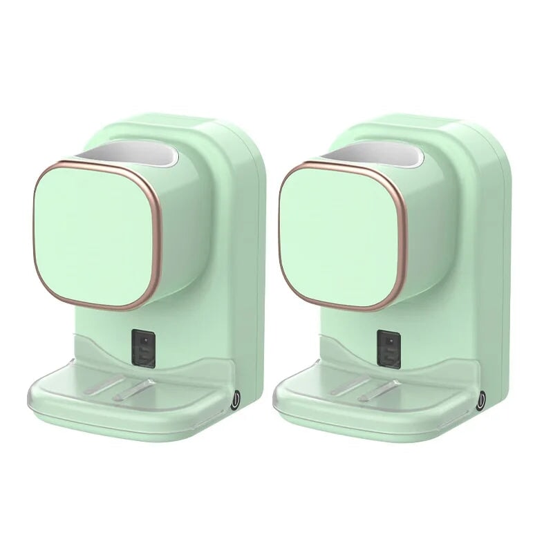 Dispensador Dental Automático com Sensor de Indução Infravermelho e Porta-Escovas UV Acessório006 Vitrine das Torneiras 2 unidades Verde