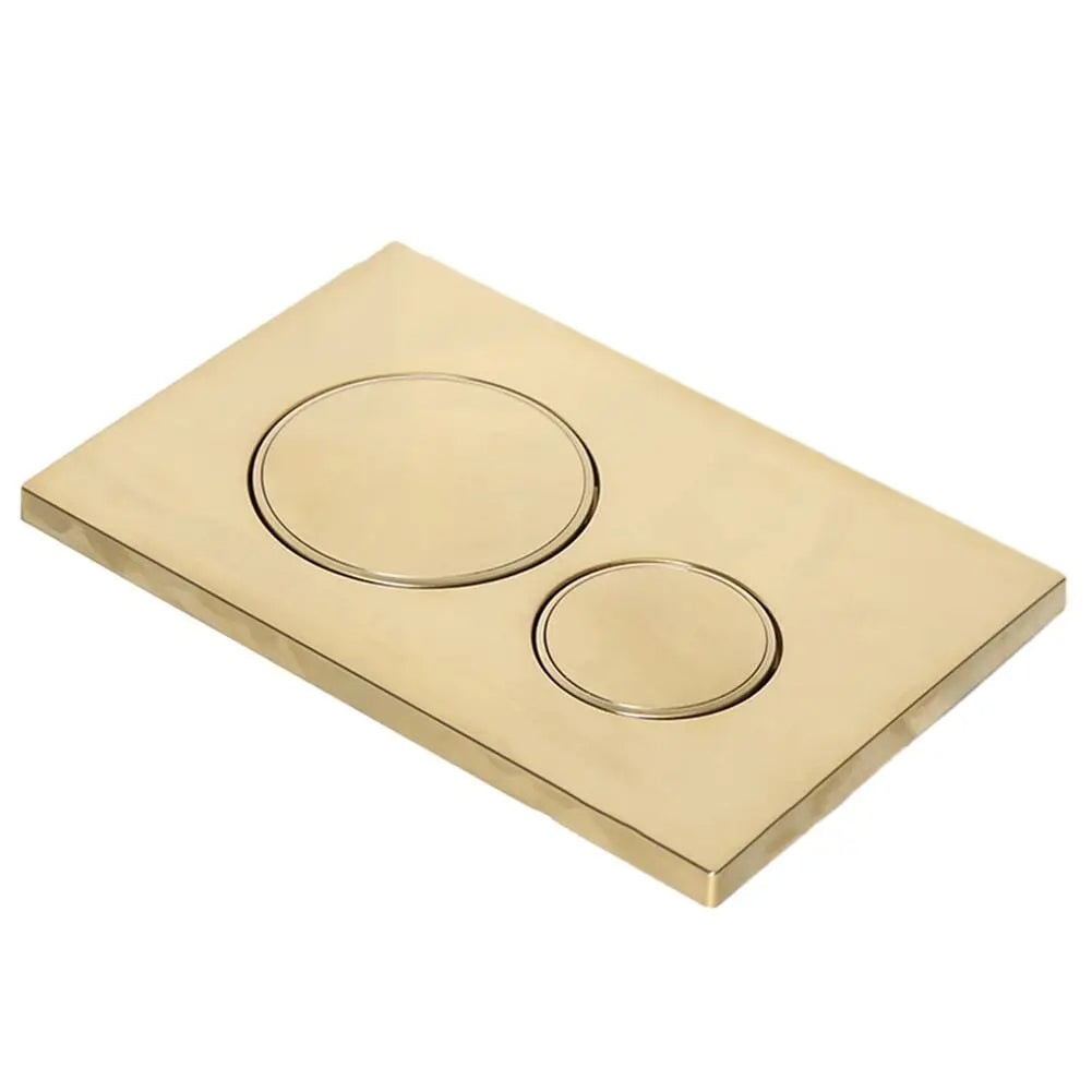DualLuxe: Placa Geberit Sigma20 - Branco Dourado - Vibratite Acessório021 Vitrine das Torneiras Dourado
