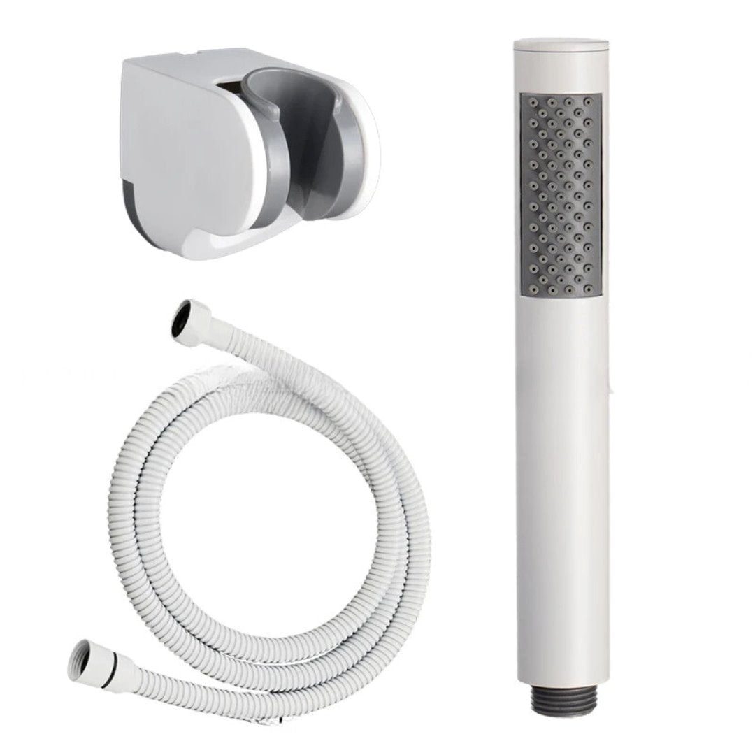 Ducha Manual Inox - Alta Pressão - Economia de Água Acessórios Banheiro011 Vitrine das Torneiras Branco
