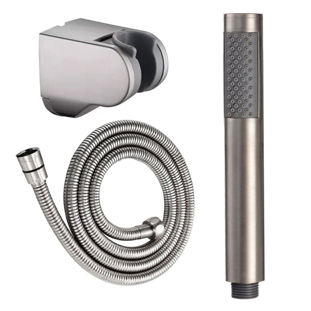 Ducha Manual Inox - Alta Pressão - Economia de Água Acessórios Banheiro011 Vitrine das Torneiras Cromado Escovado