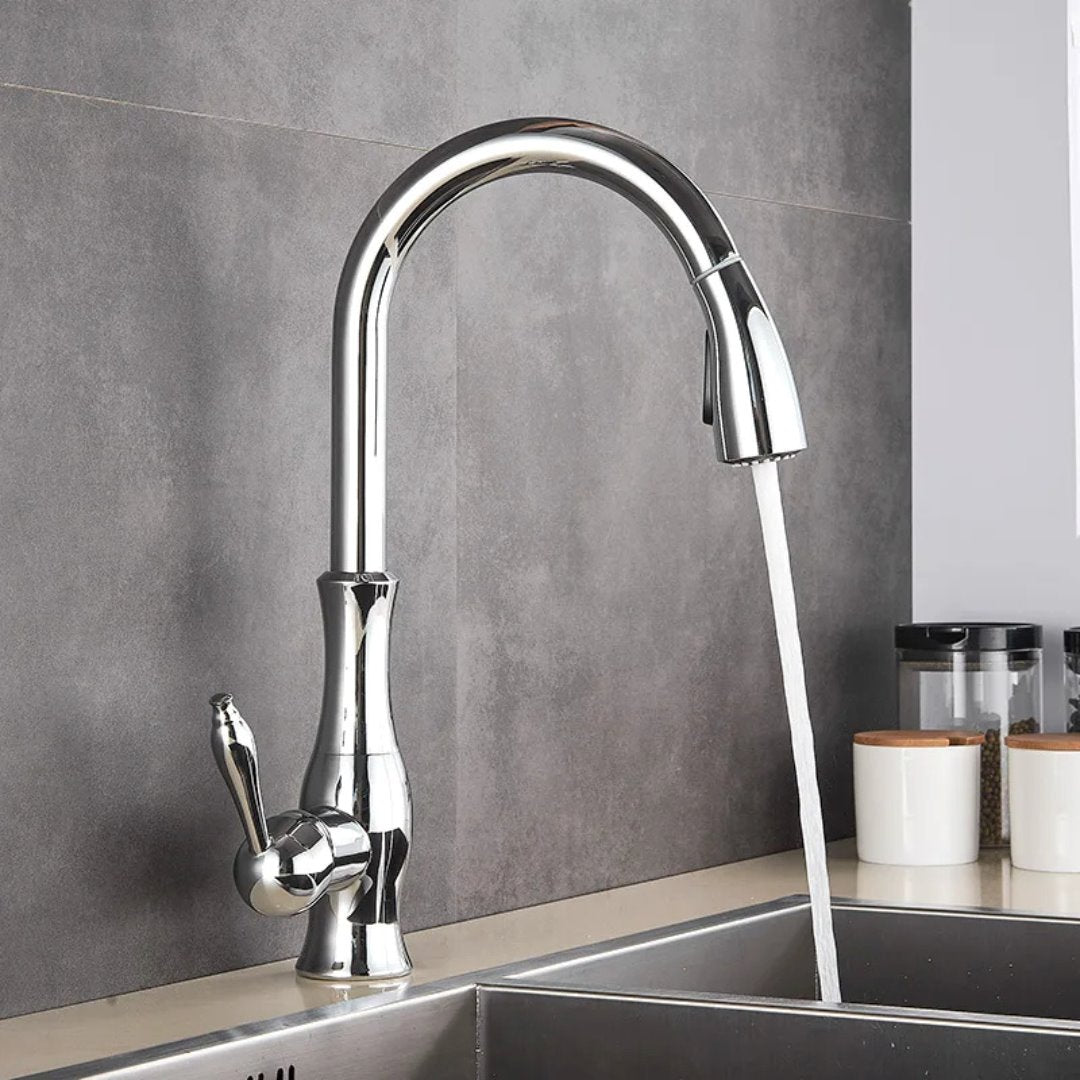 Giro Chef - Torneira de Cozinha com Design Moderno e Bica Flexível Cozinha012 Vitrine das Torneiras Cromado
