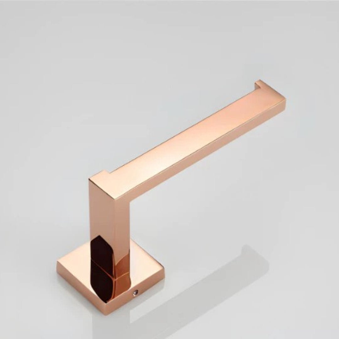 Kit de Acessórios Banheiro Dourado Rose Escovado - 15% OFF Queima005 Vitrine das Torneiras