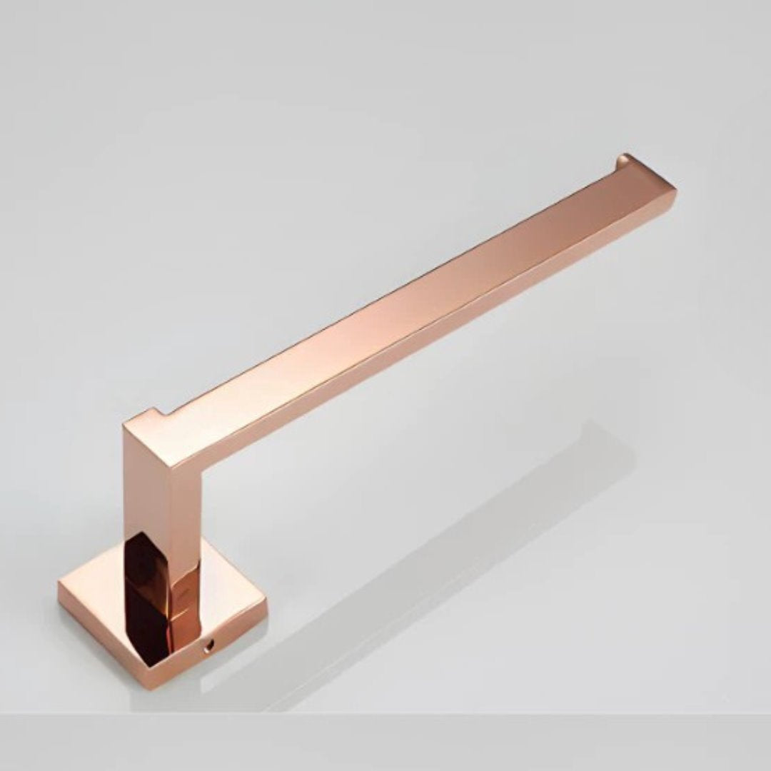 Kit de Acessórios Banheiro Dourado Rose Escovado - 15% OFF Queima005 Vitrine das Torneiras