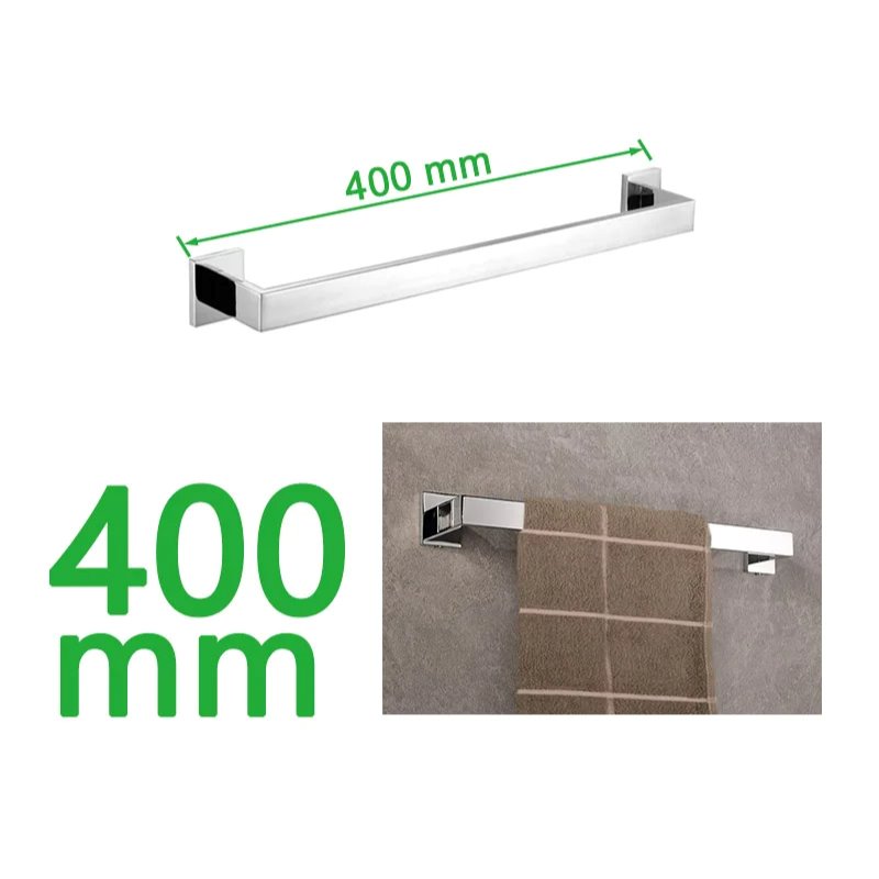 Kit de Acessórios de Banheiro em Aço Inoxidável - Cromado Acessórios Banheiro014 Vitrine das Torneiras