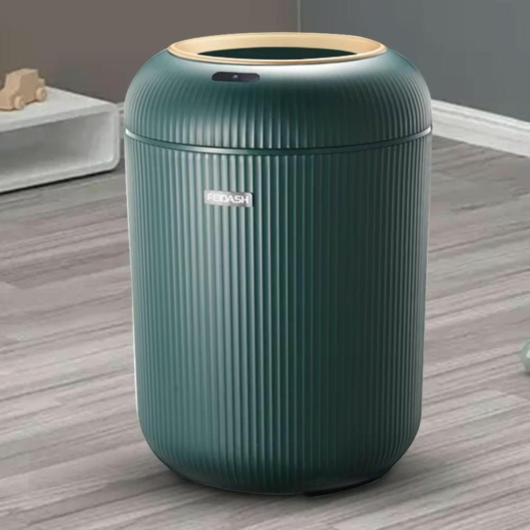 Lixeira Automática com Sensor de Movimento - Prática e Higiênica - Verde Acessórios Banheiro083 Vitrine das Torneiras
