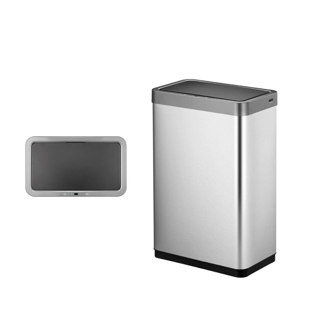 Lixeira Automática Inox Sensor 50L Premium Cubas e Acessórios Cozinha010 Vitrine das Torneiras