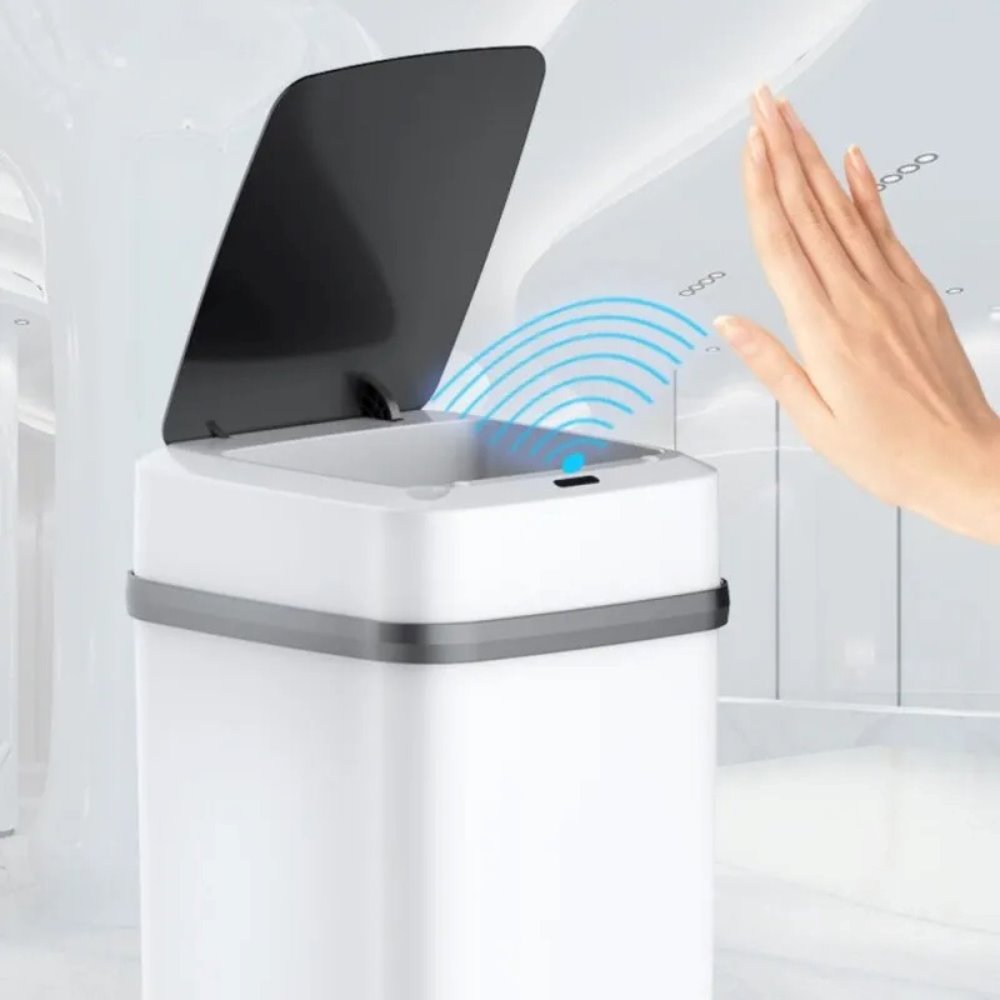 Lixeira Ecotouch Smart Deluxe – Alta Tecnologia e Sustentabilidade para seu Banheiro Acessório016 Vitrine das Torneiras 12 Lts