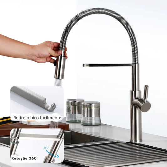 Misturador Monocomando Bagnolux 1036 - Água Fria e Quente Cozinha009 Vitrine das Torneiras