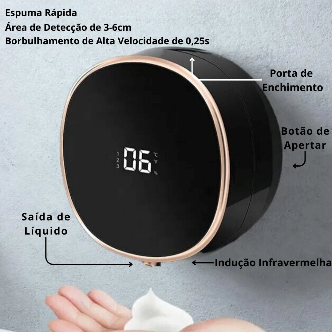 Saboneteira Automática Touchless EcoFoam 280ml Acessório002 Vitrine das Torneiras