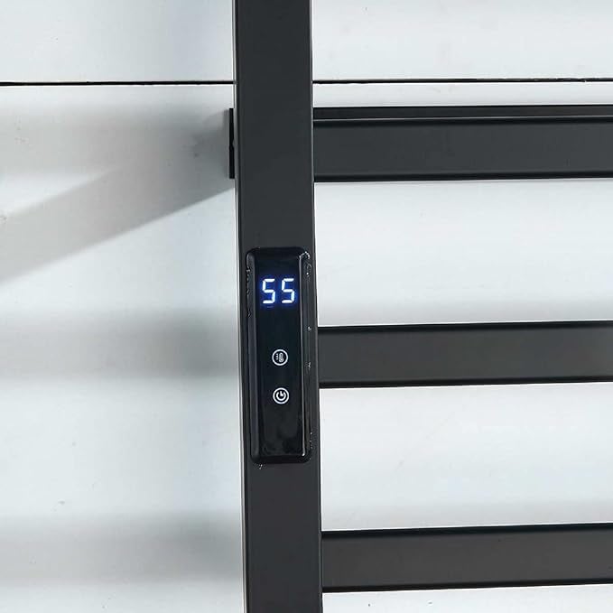 Toalheiro Elétrico de 4 Andares Para Banheiro com Ajuste de Temperatura - Preto Toalheiro017 Vitrine das Torneiras