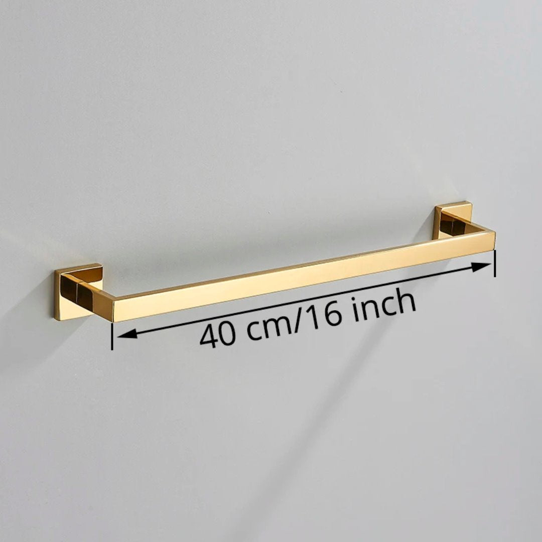 Toalheiro para Banheiro em Aço Inoxidável - Gold - 40cm Acessório010 Vitrine das Torneiras Único