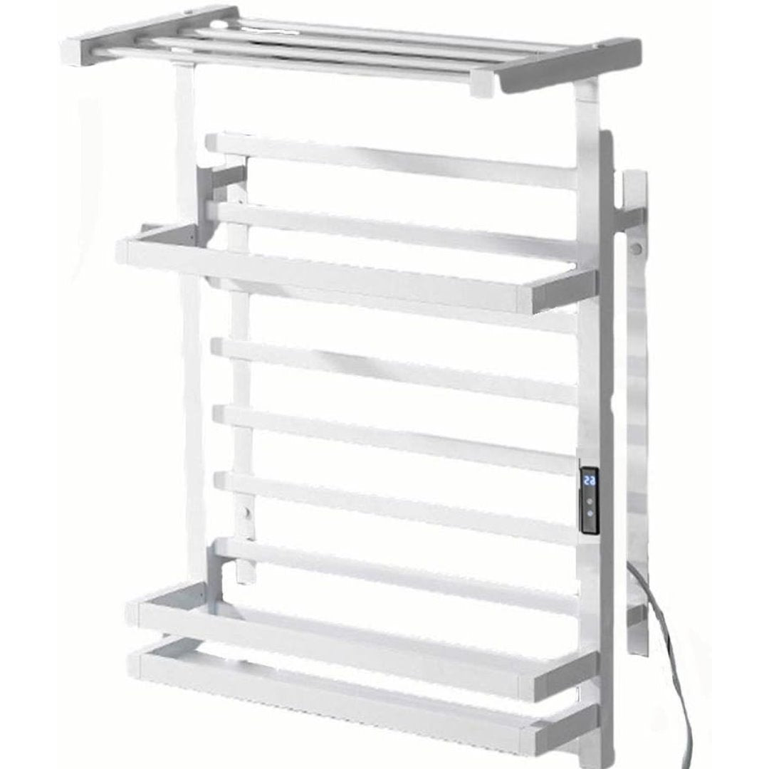 Toalheiro Termostático com Aquecedor 12 Andares com Display 220V - Branco Toalheiro008 Vitrine das Torneiras Direita