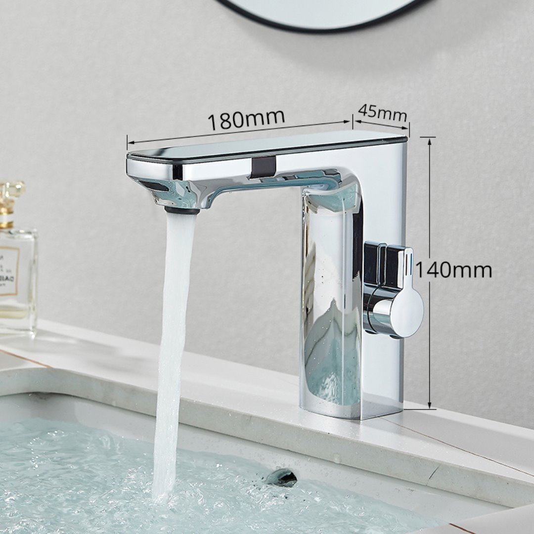 Torneira Automática de Banheiro - Design Contemporâneo com Sensor Banheiro001 Vitrine das Torneiras