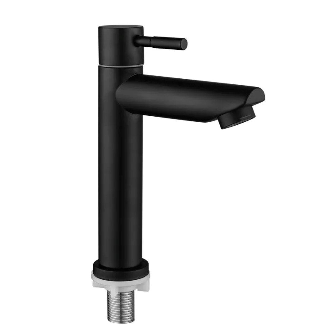 Torneira de Aço Inoxidável Baokemo - Controle Único de Água Fria para Banheiro Banheiro020 Vitrine das Torneiras Preto
