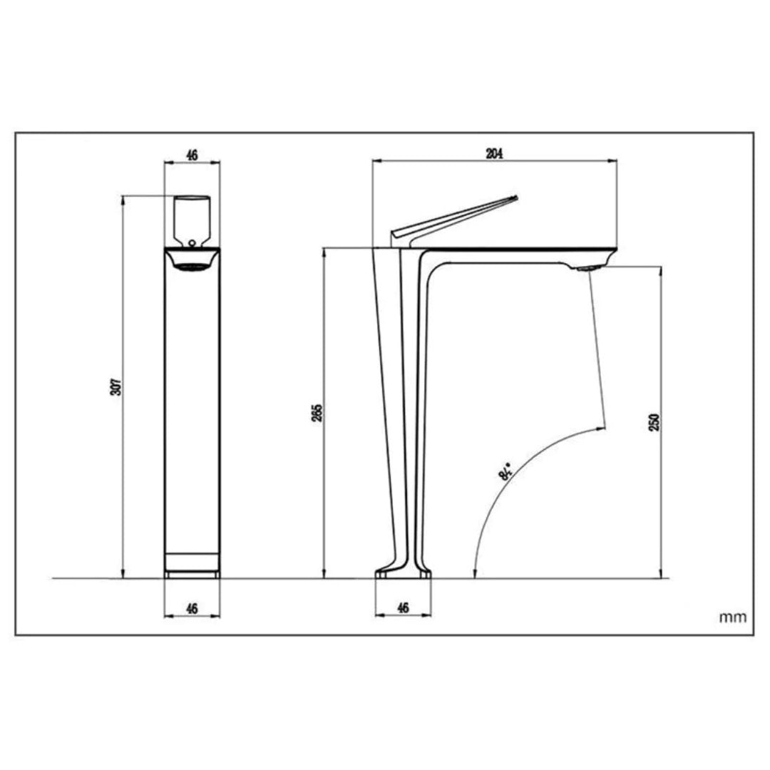 Torneira de Bacia com Misturador de Água e Quente Fria Cromada Banheiros e Lavabos080 Vitrine das Torneiras
