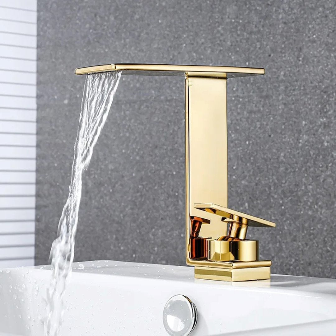 Torneira de Cerâmica Monocomando Para Banheiro com Acabamento Luxuoso Banheiros e Lavabos069 Vitrine das Torneiras
