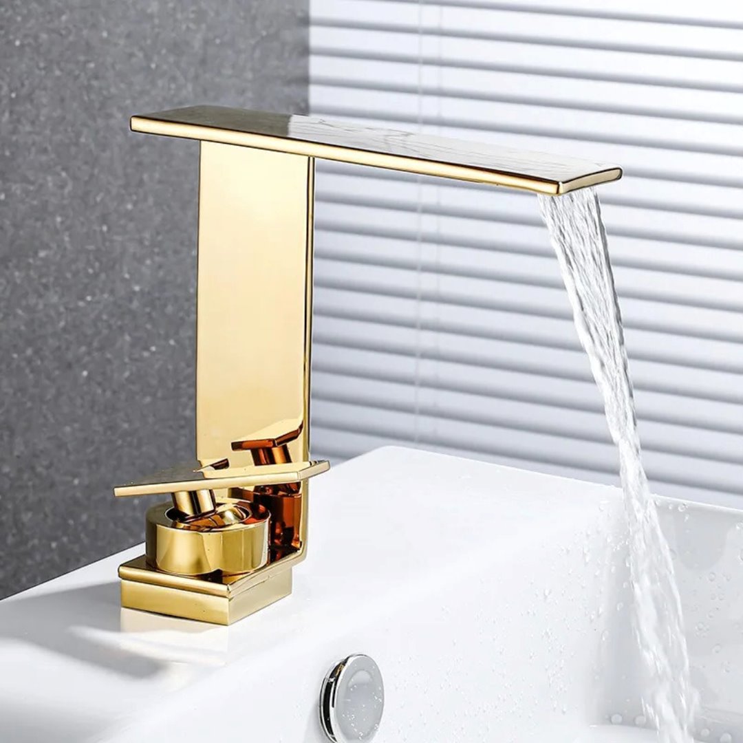 Torneira de Cerâmica Monocomando Para Banheiro com Acabamento Luxuoso Banheiros e Lavabos069 Vitrine das Torneiras