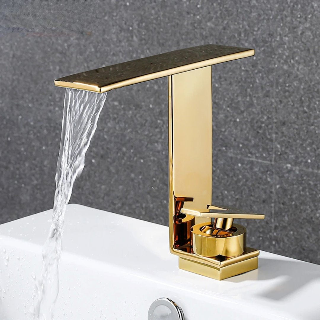 Torneira de Cerâmica Monocomando Para Banheiro com Acabamento Luxuoso Banheiros e Lavabos069 Vitrine das Torneiras
