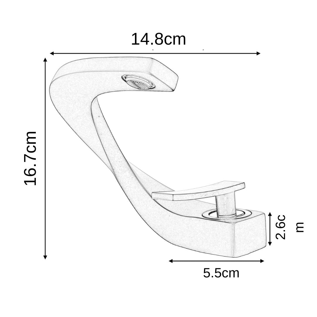 Torneira de Latão para Deck com Misturador de Água Quente e Fria Branco com Dourado Banheiros e Lavabos120 Vitrine das Torneiras