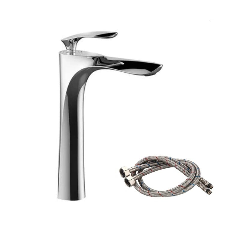 Torneira de Luxo para Banheiro com Misturador Monocomando Cromada Banheiros e Lavabos135 Vitrine das Torneiras Longa