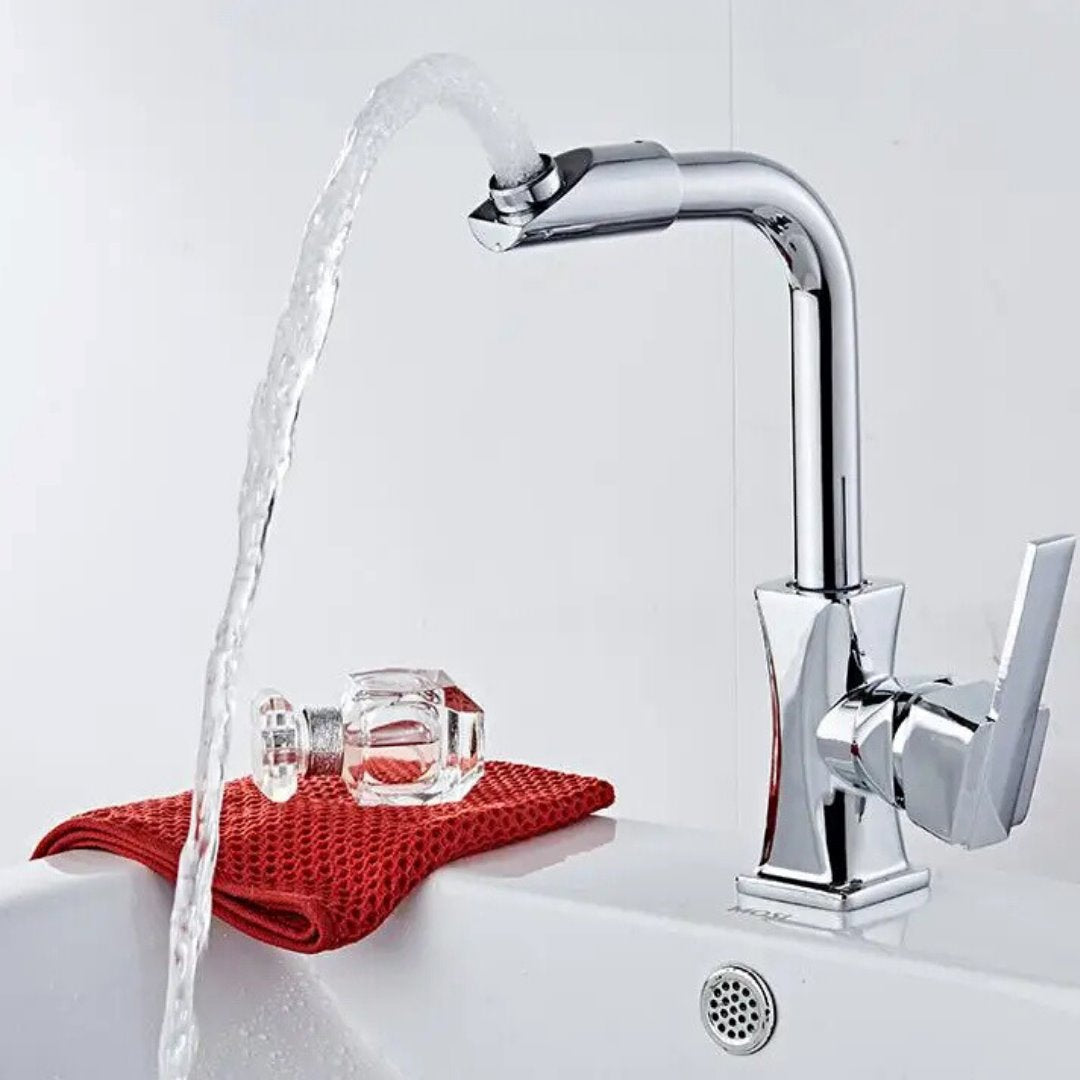 Torneira de Luxo Para Banheiro Quente e Fria com Unipunho Cromado Banheiros e Lavabos108 Vitrine das Torneiras