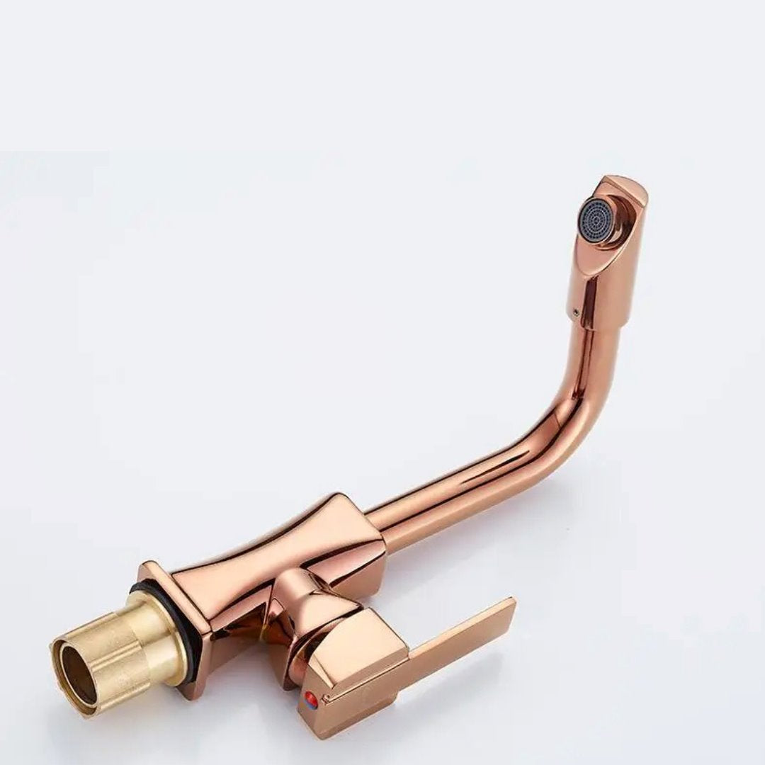 Torneira de Luxo Para Banheiro Quente e Fria com Unipunho Rose Banheiros e Lavabos109 Vitrine das Torneiras