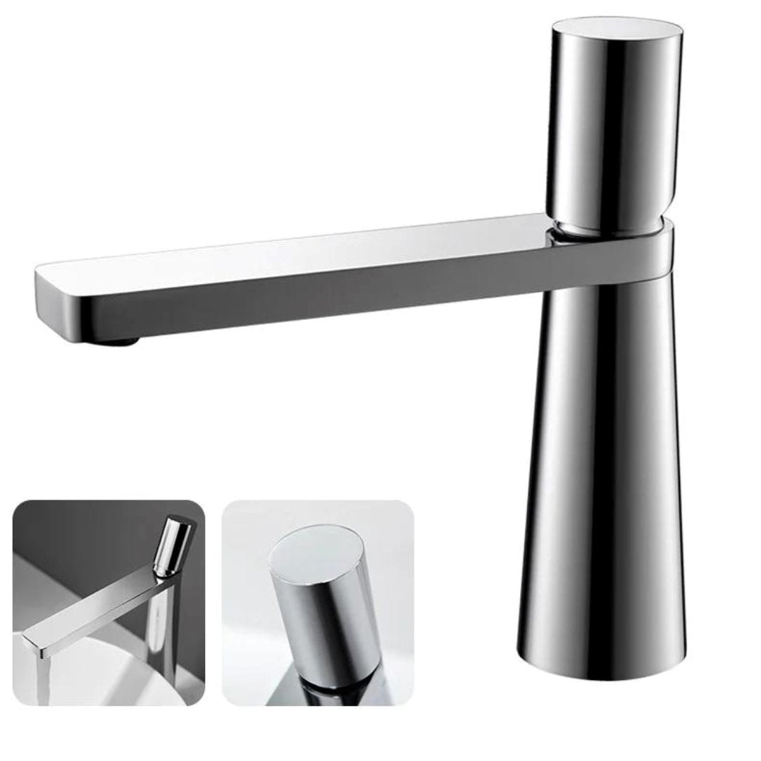 Torneira Elegance Steel - Cinza Escovado Banheiros e Lavabos196 Vitrine das Torneiras