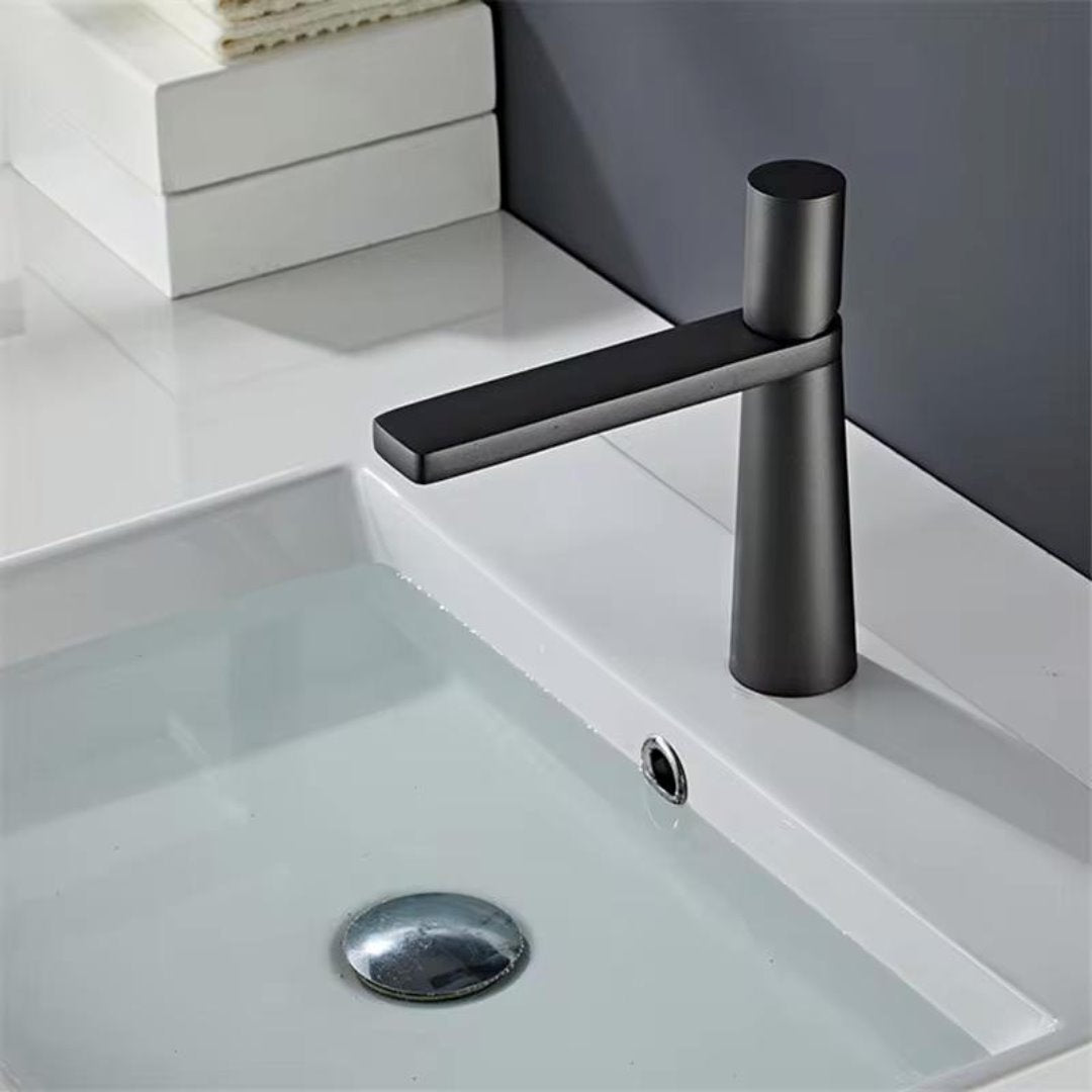 Torneira Elegance Steel - Cinza Escovado Banheiros e Lavabos196 Vitrine das Torneiras