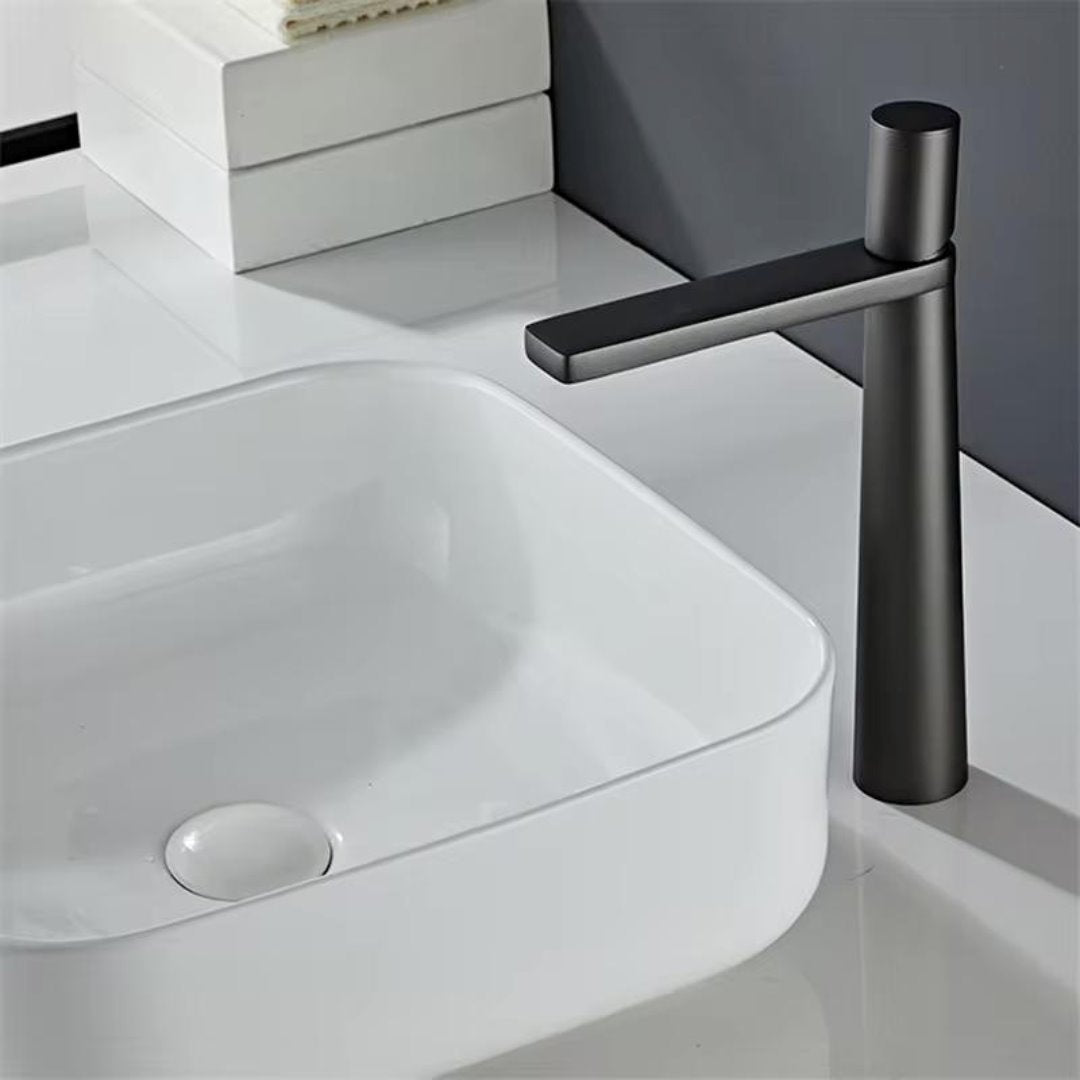 Torneira Elegance Steel - Cinza Escovado Banheiros e Lavabos196 Vitrine das Torneiras