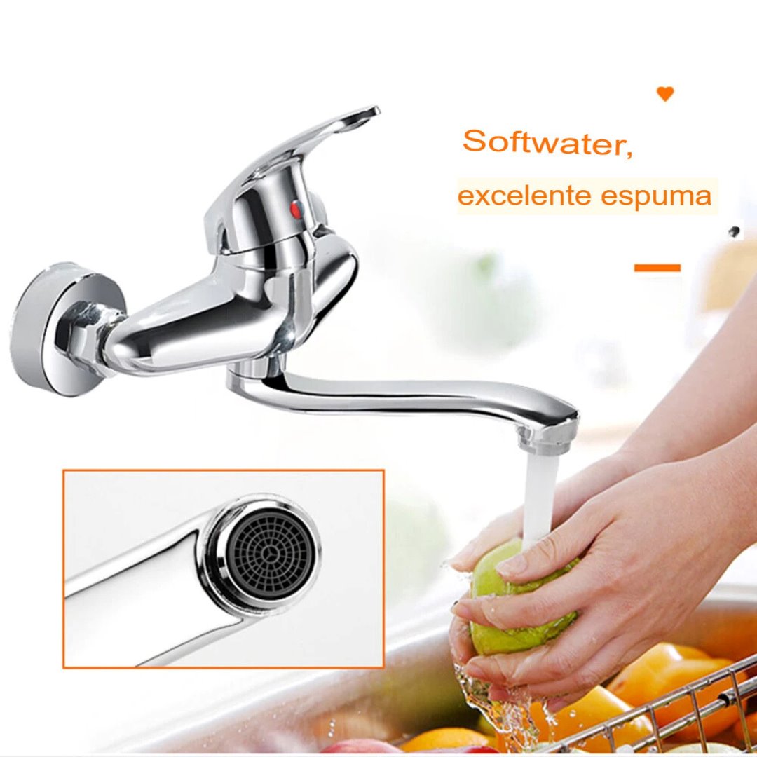 Torneira FlexAlum 360°: Controle Duplo e Durabilidade Premium Cozinha010 Vitrine das Torneiras