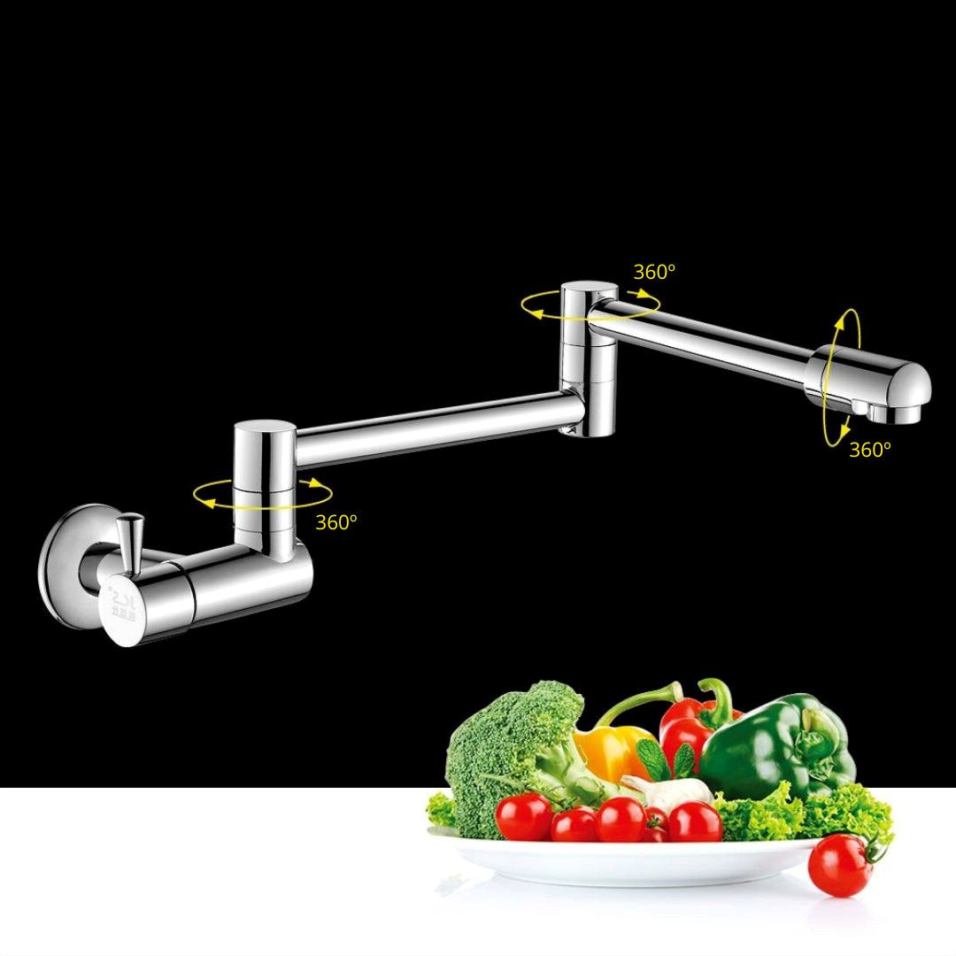 Torneira Gourmet de Aço Inox Flexível - MasterFlow Cozinha004 Vitrine das Torneiras