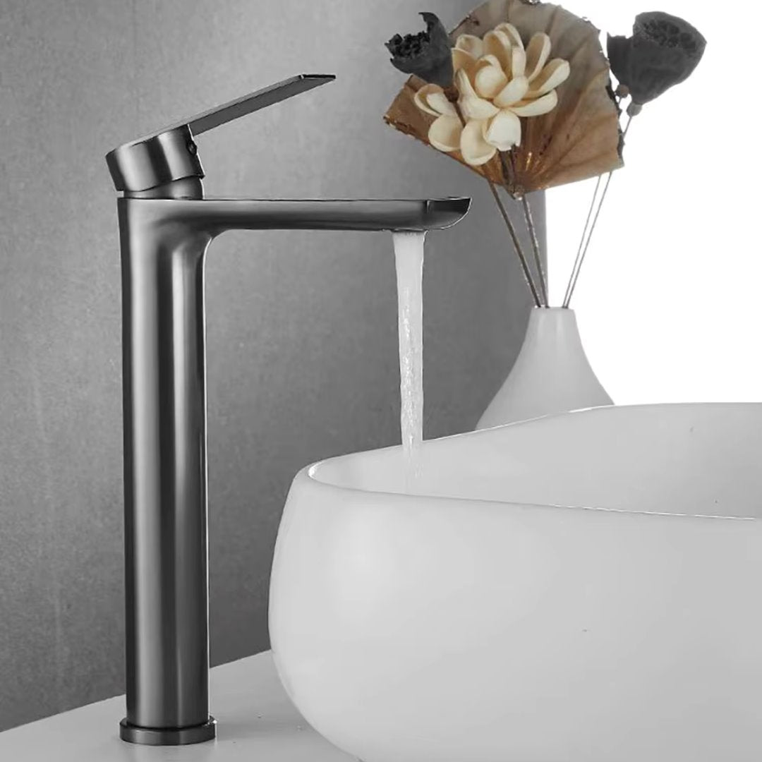 Torneira Misturador Monocomando de Bancada com Bica Alta para Banheiro - Preto Fosco 15% OFF Queima001 Vitrine das Torneiras