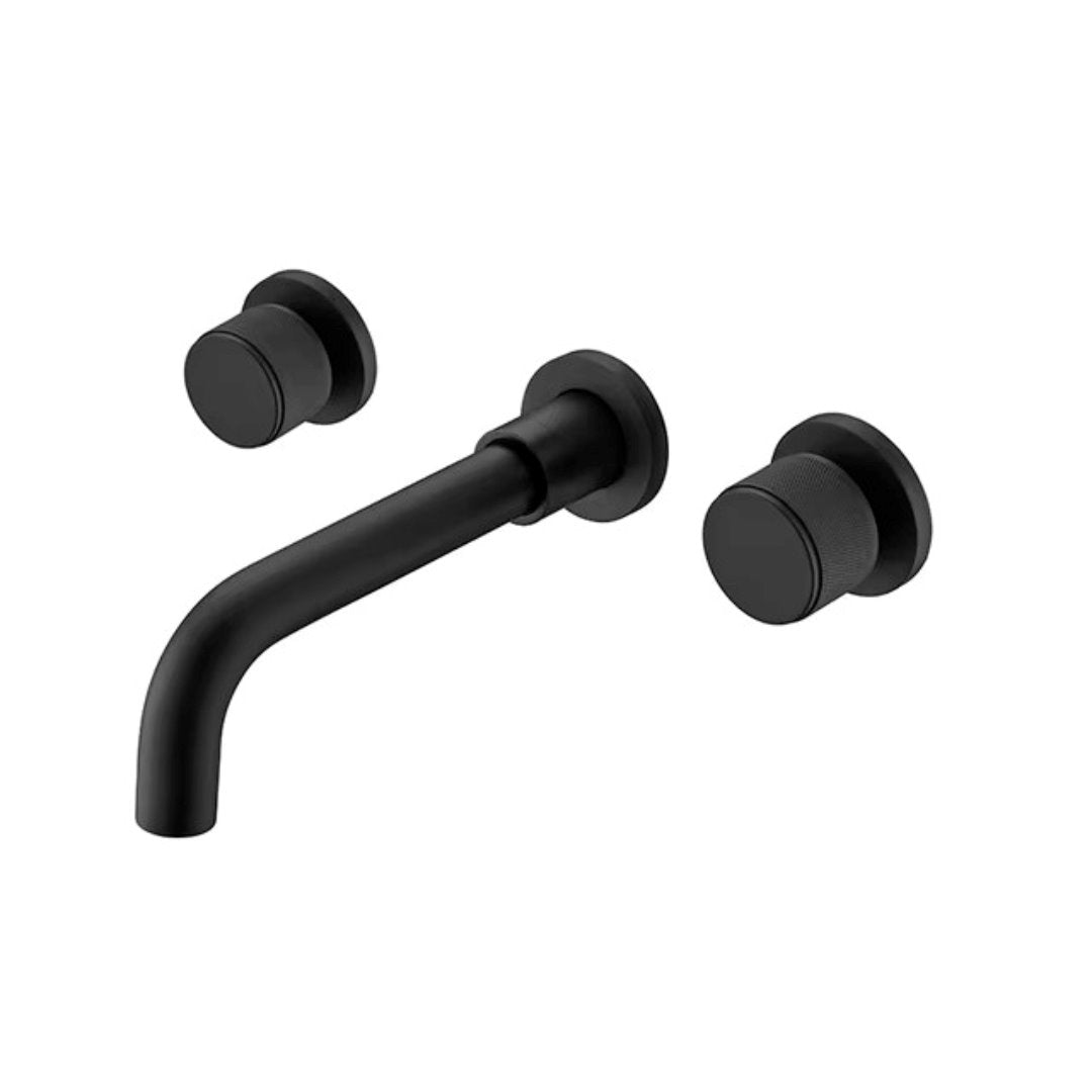 Torneira Misturadora de Banheiro Para Instalação em Parede Banheiros e Lavabos052 Vitrine das Torneiras Preto