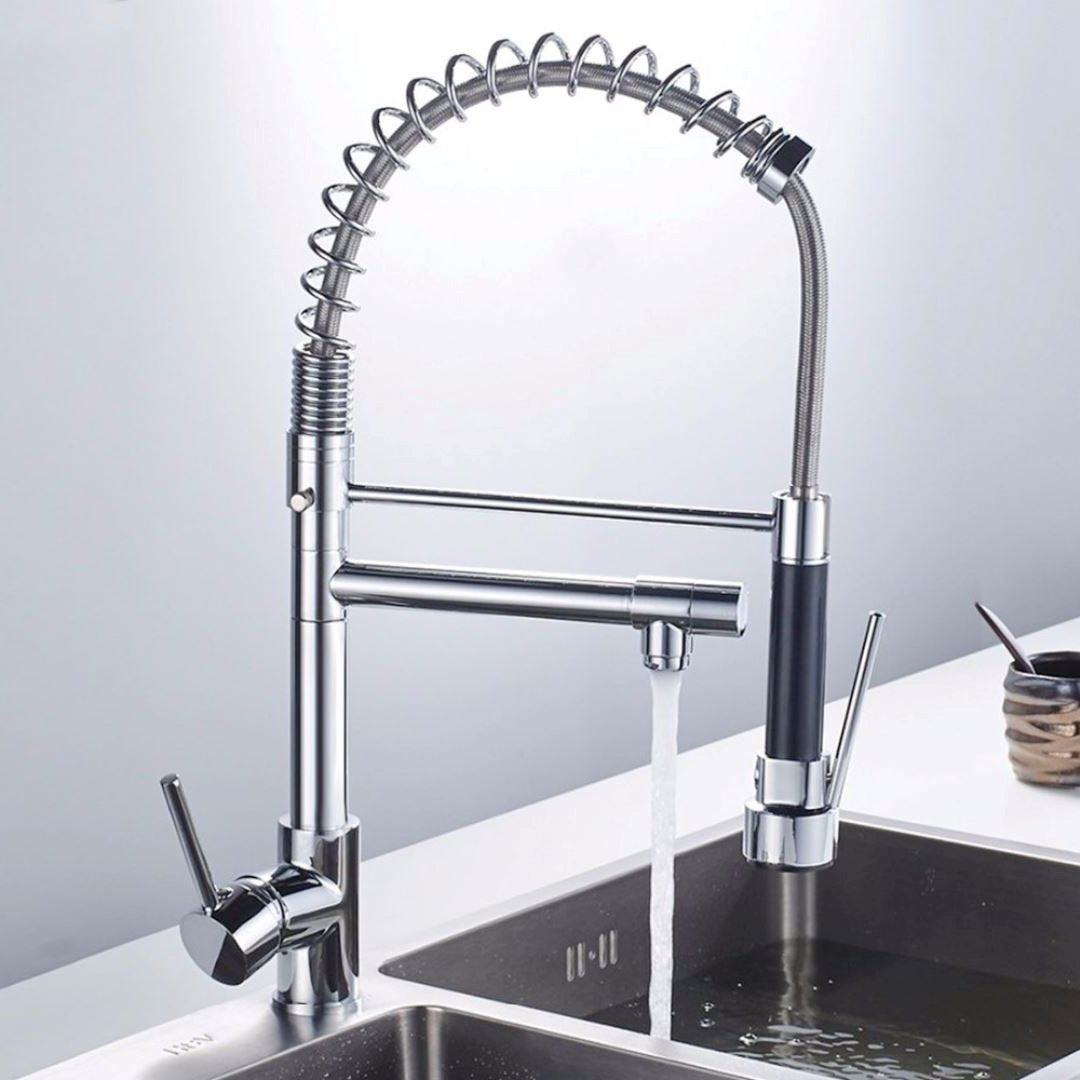 Torneira Monocomando Gourmet com Spray Extensor - Elegance Plus Cozinha006 Vitrine das Torneiras