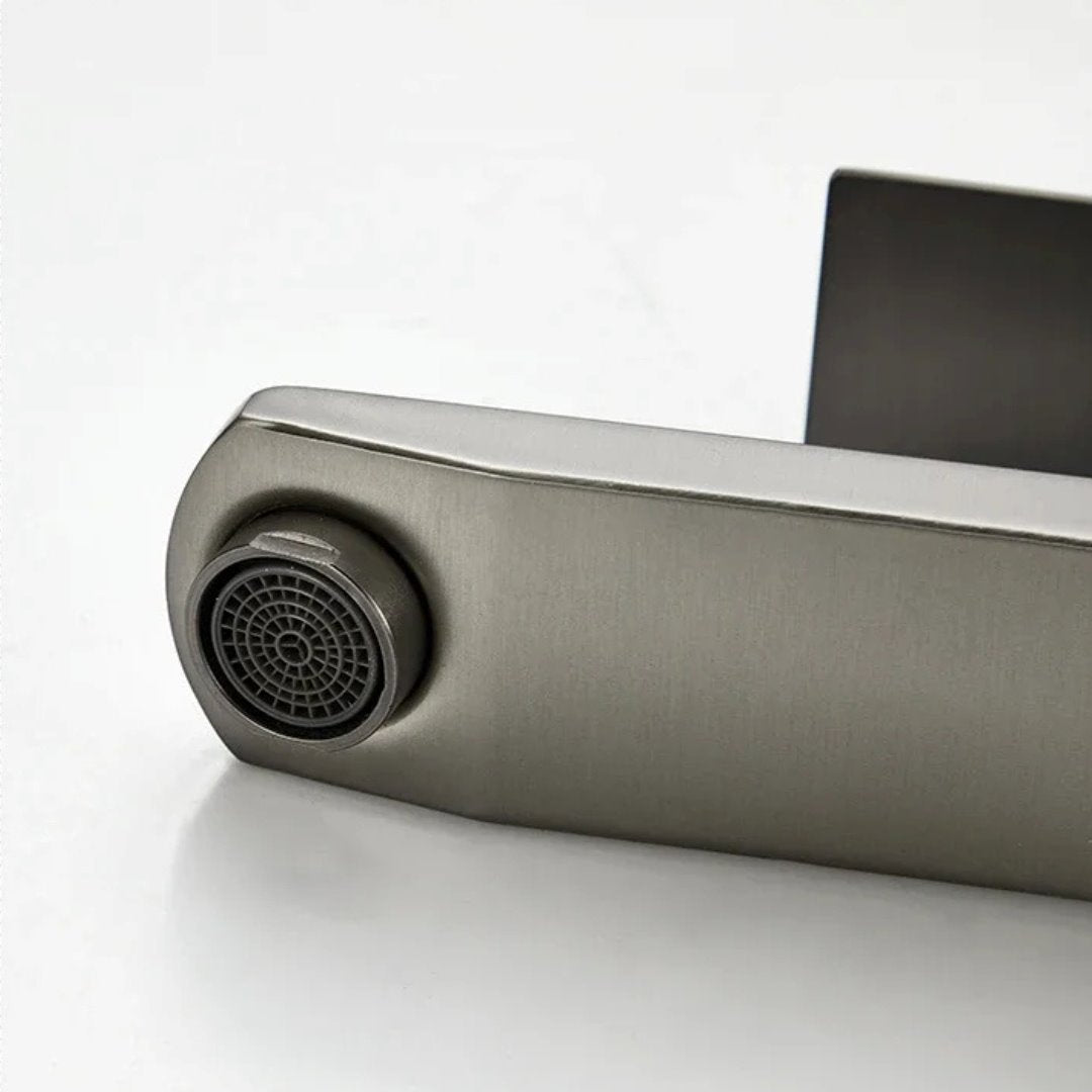 Torneira Monocomando Quadrada Inox Banheiros e Lavabos057 Vitrine das Torneiras