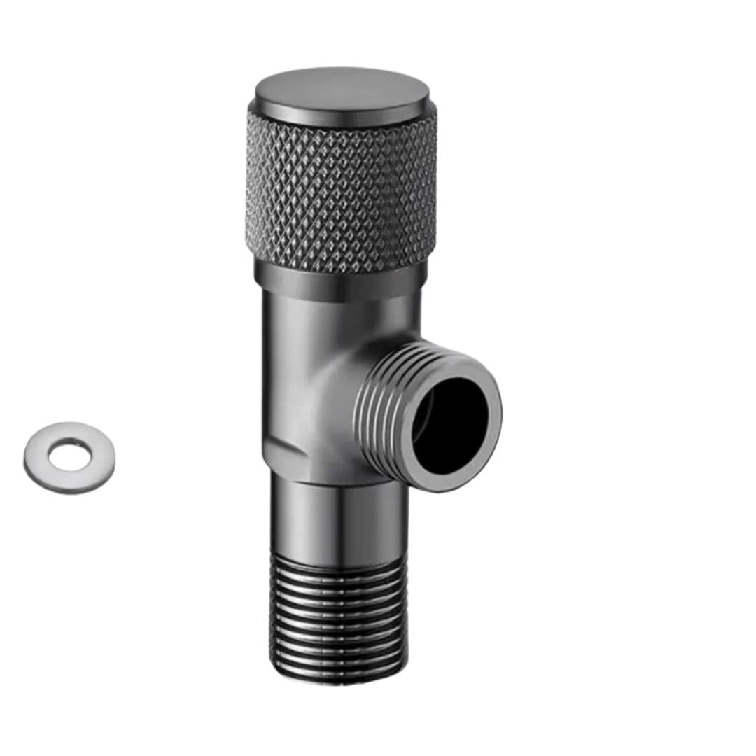 Válvula de Retenção Universal 1/2 em Cobre Espessado para Controle de Água Banheiros e Lavabos122 Vitrine das Torneiras Cinza Escuro