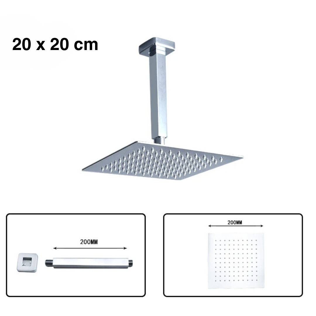 Chuveiro de Teto Square Inox