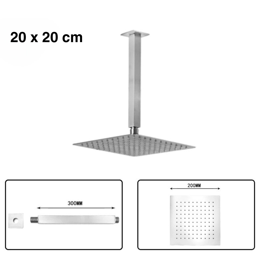 Chuveiro de Teto Square Inox