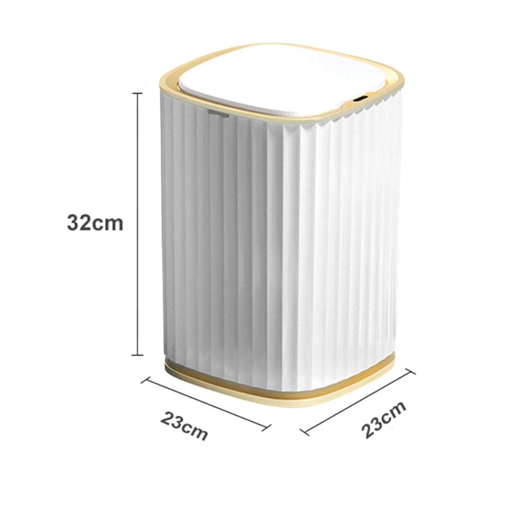 Lixeira com Sensor Inteligente 15L Acessórios Banheiro058 Vitrine das Torneiras 