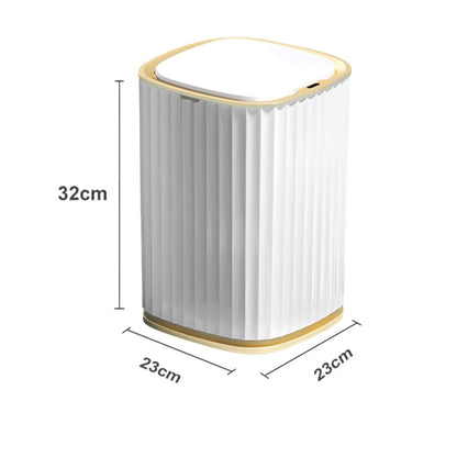 Lixeira com Sensor Inteligente 15L Acessórios Banheiro058 Vitrine das Torneiras 