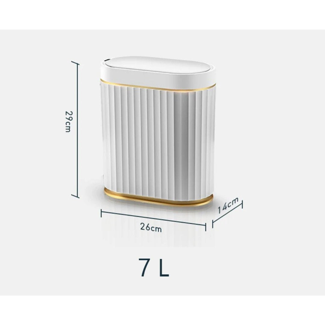 Lixeira com Sensor Inteligente 7L Acessórios Banheiro055 Vitrine das Torneiras 